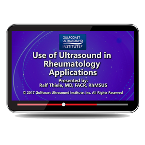 Use of Ultrasound in Rheumatology Applications