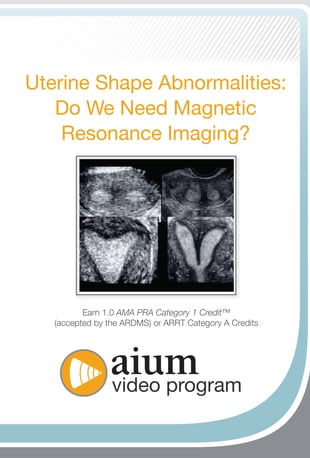 Uterine Shape Abnormalities: Do We Need Magnetic Resonance Imaging?