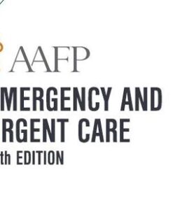AAFP Emergency and Urgent Care Self-Study Package 10th Edition 2020