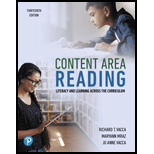 Content Area Reading: Literacy and Learning Across the Curriculum, 13th edition 2021 Original pdf