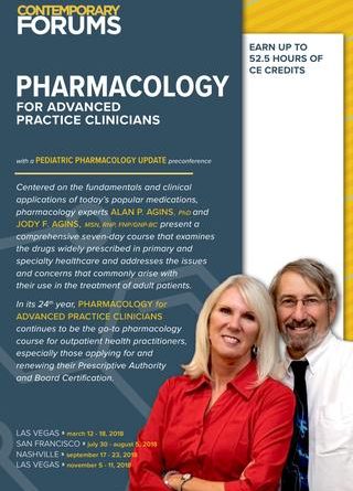 Pharmacology for Advanced Practice Clinicians 2018 (Videos) Pharmacology for Advanced Practice Clinicians 2018 (Videos)