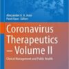 Coronavirus Therapeutics – Volume II: Clinical Management and Public Health (Advances in Experimental Medicine and Biology, 1353) 2022 Original PDF